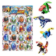 [Taiwan Shipment] Qibao Egg God Children's Deformed Toy Dinosaur Pop Titra Boom Coffee Tyrannosaurus