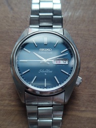 古董 70年代 精工 SEIKO 5 ACTUS 罕有藍色面 SilverWave自動上鍊錶