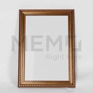 KHUNG TRANG TREO TƯỜNG ĐỂ BÀN DECOR PHÒNG MÃ 198 ( VÀNG TRẮNG NÂU ) KÍCH THƯỚC ( 30X45 35x50 40x60 )