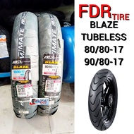 Tubeless Tire FDR BLAZE 80/80-17 Tire 90/80-17 motorcycle tire Jupiter MX Revo satria Supra smash Sh