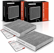 A-Premium 2-PC Cabin Air Filter with Activated Carbon Compatible with Nissan Altima 2019-2023 & Infi