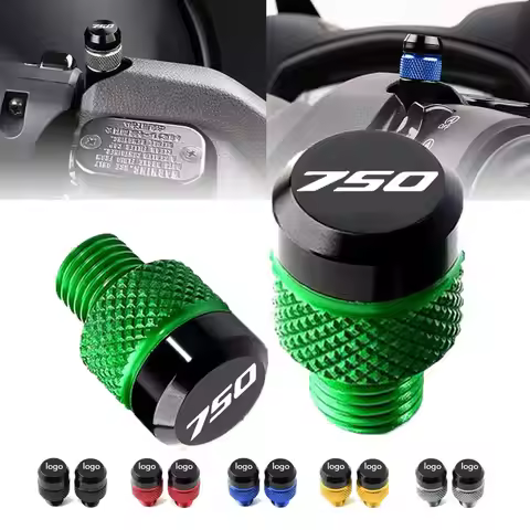 Motorcycle CNC Rearview Side Mirror Hole Cap Plug Accessories For Kawasaki Z750 Z750S Z750R Z 750