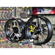 RIM YAMAHA XMAX XMAX250 V1 V2 10 BATANG FORGED CNC ALLOY SPORT RIM PREMIUM SPOT RIM TAYAR XMAX QUALITY VRX SPORTRIM