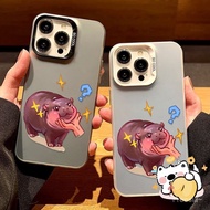 Cartoon moo dang cute anime simple brand couple case compatible for iPhone 7plus 14 13 15 12 11 16 P
