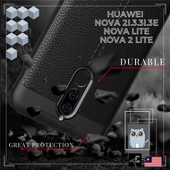 Huawei Nova 2i/3/3i/3e/Nova Lite/Nova 2 Lite Laychee Leather Grained Polycarbonate TPU Phone Casing