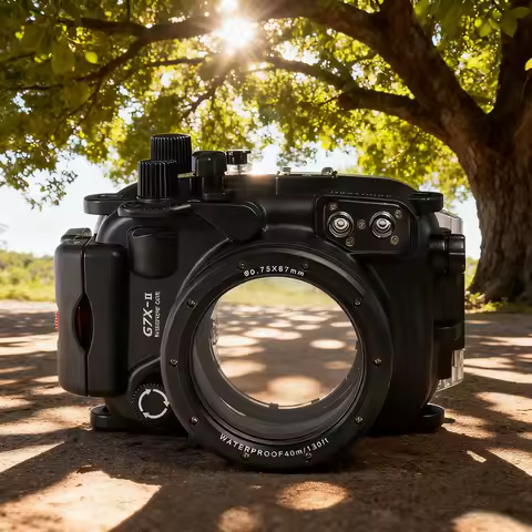 Professional 40m Waterproof Diving Housing Case for Canon G7X Mark 2 G7X2 with M67 threaded interfac
