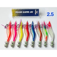 Squid fishing rod/Egi Lazarus Sun glow 2.5