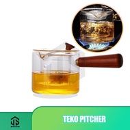 CHINESE TEAPOT MAKER GLASS COFFEE TEAP PITCHER WITH FILTER