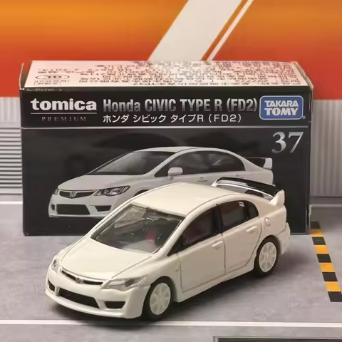 Takara Tomy Tomica Premium 37 Honda Civic TypeR (FD2) Cars Kids Toys Motor Vehicle Diecast Metal Mod