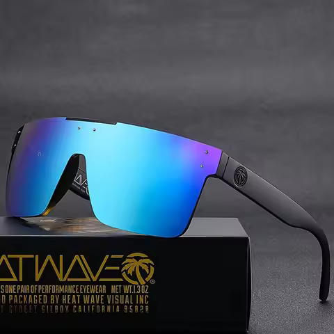 Luxury Brand Heat Wave HW03 polarized Sunglasses Outdoor Sports Glasses Oversized Gentleman bomber z