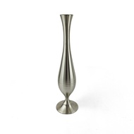 Pewter Vase Slender Satin Finish