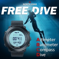 jam lelaki original 100% waterproof diving computer watch sport watch compass Dive Watch for Men