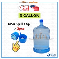 3 Gallon Water Bottle With Cap Set For Bottle Dispenser