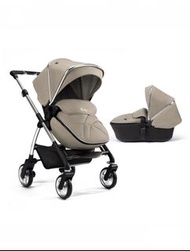 Silver cross wayfarer + bassinet