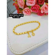 24k gold plated bracelet