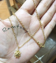 10k pure gold filled necklace