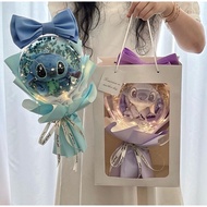 Stitch Plushie Flower Acrylic Ball Bouquet
