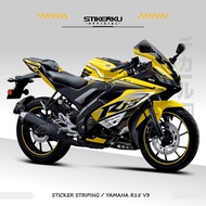 STICKER STRIPING YAMAHA R15V3/ 042 MOTIF/ SEMIFULL/ STICKER/ STOCK DECALS R15/ / V3 YAMAHAR15V3/ R15