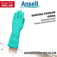 Ansell Alphatec Solvex 37-176 Nitrile Safety Chemical Gloves