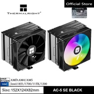 Thermalright AC-5 SE ARGB Black CPU Air Cooler AGHP 5 Heat Pipe Chassis heat PC Radiator for LGA1851