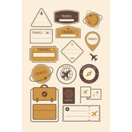 HP Vintage mail travel sticker decorative sticker/ scrapbook bujohp