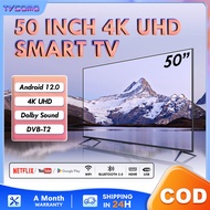 Smart TV Android 50''/55'' Inch 4K Television 4K UHD 50 Inch Android 12 TV LED Wifi TV 32 Inch Andro