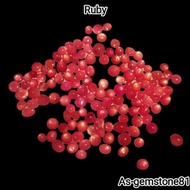 Batu Permata Ruby Mozambig Natural Asli