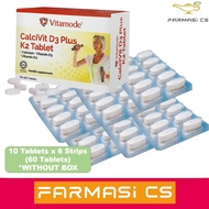 Vitamode Calcivit D3 Plus K2 Tablet 60 tablets EXP:03/2025 [ Vitamin D3 Calcium Vitamin K2 / Protect heart &amp; Strong bones ]