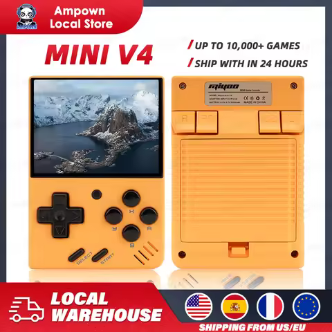 2025 MINI V4 Handheld Game Console Linux System 2.8'' IPS Screen Portable Mini V2 V3 Retro Video Sim