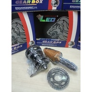 LEO🇨🇷 RACING GEARBOX GEAR BOX RACING SPEED COMPLETE SET EX5/EX5 DREAM 1ST 13/31 32T2ND 18/28T3RD 22/