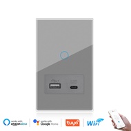 VISWE smart switch tuya smart switch tuya switch wifi switch tuya wifi smart switch wifi เต้ารับ usb