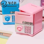WON Cash Saving Money Box, Child Gift Mini Children's Piggy Bank,  ATM Financial Saving Toys Passwor
