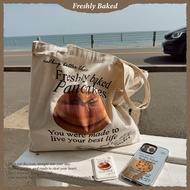 [BA105] Exclusive Design · Paris Bakery French Bread Canvas Bag 5 Styles/Fashionable Text Cosmetic B
