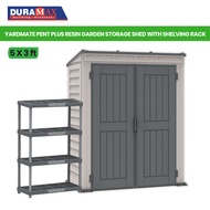 Duramax YardMate Pent PLUS Garden Storage Shed 5x3ft