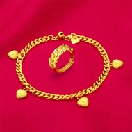 Gold 916 Lelong Bracelet for Women Viral Gold Korea Cop 916 Gold Bangkok Bracelet for Women Chain