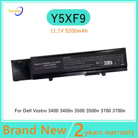 Laptop Battery For Dell Vostro 3400 3400n 3500 3500n 3700 3700n Y5XF9 TY3P4 TXWRR 04D3C 04JK6R 07FJ9
