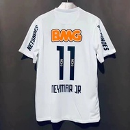2025 New product 11-12 Vintage Santos Home White Short-sleeved Jersey Commemorative Version 11 Neyma