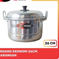 Maspion ALU Ekonomi Steamer/Steamer/Langseng/Steam Pan+Nest+Lid 26cm