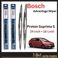 Proton Preve Suprima S 24" Inch + 16" Inch BA2416 Genuine Bosch Advantage Front Wiper Blade Set 2416