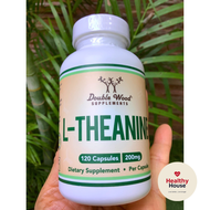 L-Theanine Double Wood Supplement 200 mg(120 capsules) แอล ทีอานีน