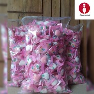PERMEN YUPI  STRAWBERY KISS  250GR | GUMMY CANDY ORIGINAL