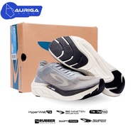 910 NINETEN GEIST EKIDEN HYPERPULSE RUNNING SHOES - GREY/ BLACK WHITE IVORY