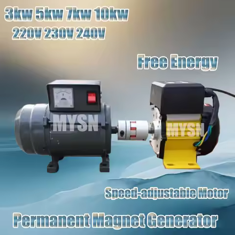 5000W Portable Generator 230V 3KW 220V 240V Permanent Magnet Generator 10KW 7KW Alternator for Home 