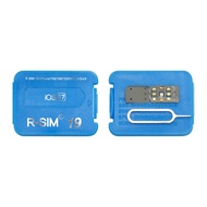 R-SIM19 Dual Chip Fully Automatic Unlock Suitable for iPhone15 Series 5G Version iOS17 Unlock Card S
