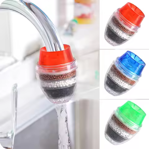 Tap Water Filter Faucet Filter Tap Water Filter Purifier Kitchen Anti-splash Water Activated Carbon 