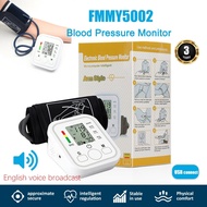 【3Years Warranty】Blood Pressure Monitor Automatic Digital LCD Monitor Arm Blood Pressure Monitor BP 