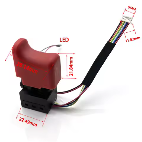 Electric Drill Switch Adjustable Drill Speed Controller Brushless JD03-1100K KR13D Cordless Drill Tr