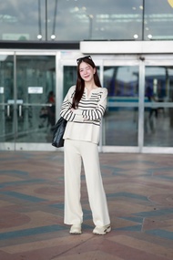 R06 Airport look Viscose ชุดเซทขึ้นเครื่อง