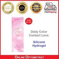 [NEW READY STOCK] HORIEN Pure Plus Silicone Hydrogel Color Daily 10 PCS *1-3 Days Shipping Out*