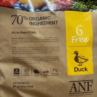 [HCM]6kg Anf hạt organic thức ăn nhập khẩu Hàn quốc cho chó vị vịt cừu và cá hồi (duck (vịt))